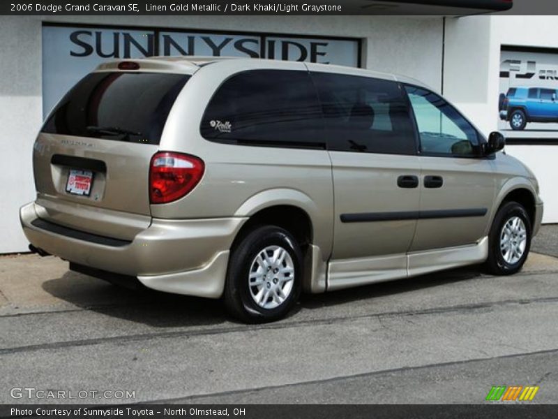 Linen Gold Metallic / Dark Khaki/Light Graystone 2006 Dodge Grand Caravan SE