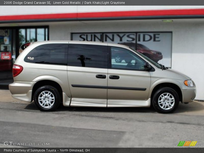 Linen Gold Metallic / Dark Khaki/Light Graystone 2006 Dodge Grand Caravan SE