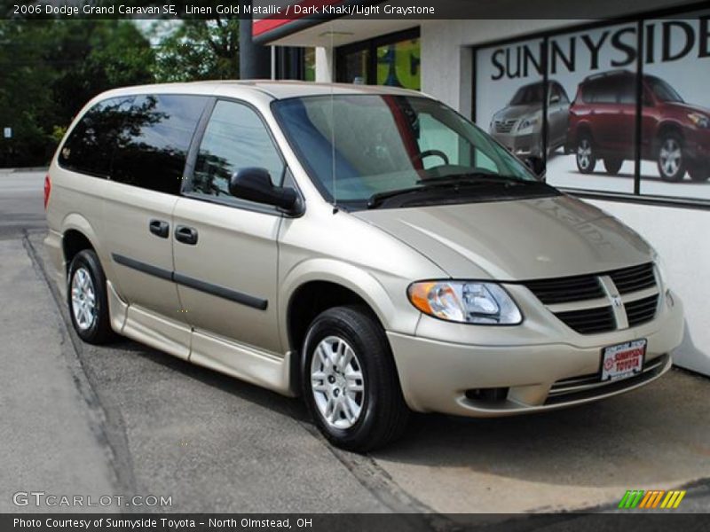 Linen Gold Metallic / Dark Khaki/Light Graystone 2006 Dodge Grand Caravan SE