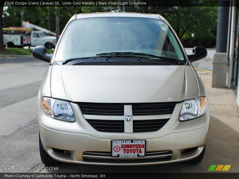 Linen Gold Metallic / Dark Khaki/Light Graystone 2006 Dodge Grand Caravan SE