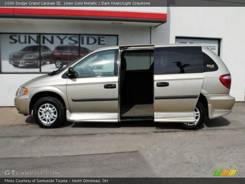 Linen Gold Metallic / Dark Khaki/Light Graystone 2006 Dodge Grand Caravan SE