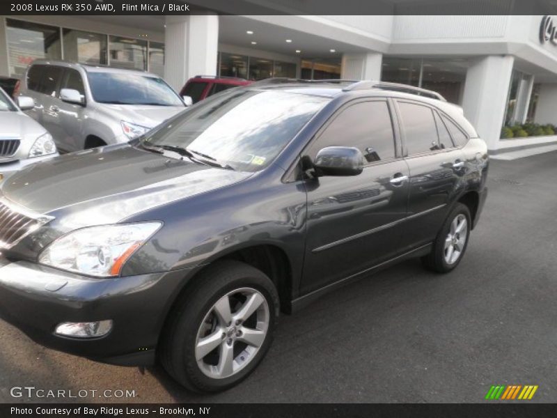 Flint Mica / Black 2008 Lexus RX 350 AWD