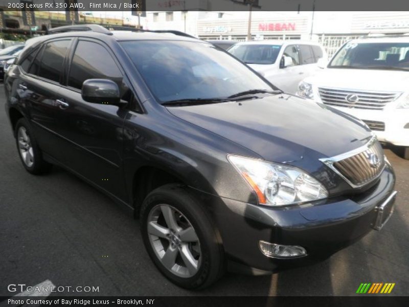 Flint Mica / Black 2008 Lexus RX 350 AWD