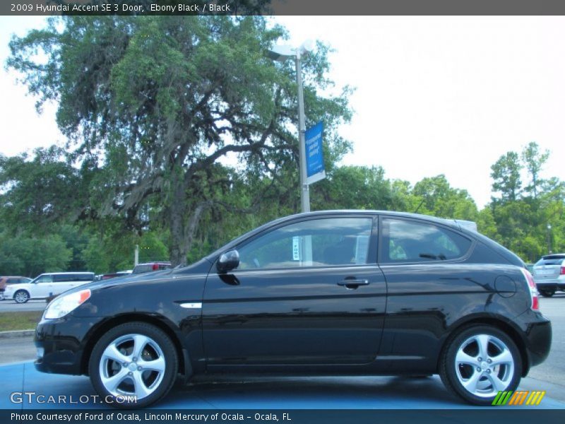  2009 Accent SE 3 Door Ebony Black