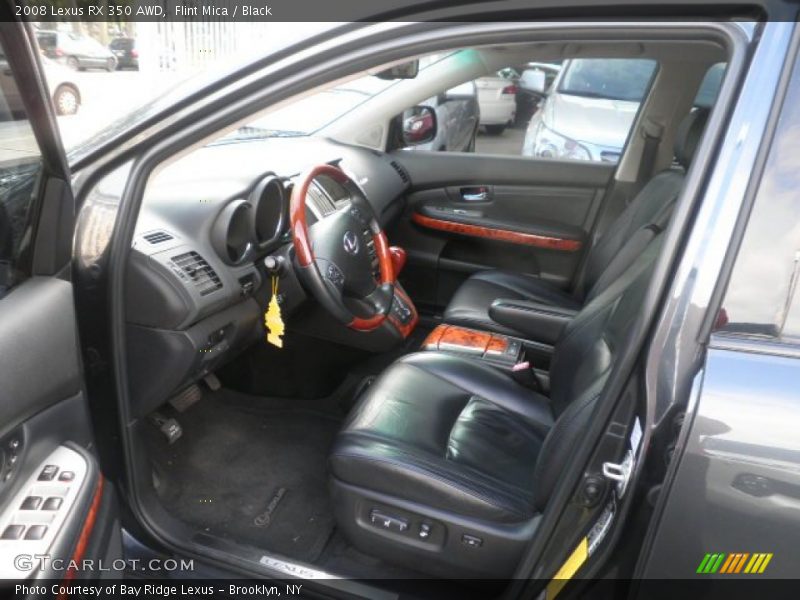 Flint Mica / Black 2008 Lexus RX 350 AWD