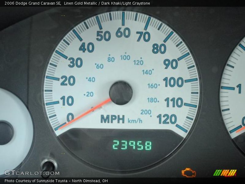Linen Gold Metallic / Dark Khaki/Light Graystone 2006 Dodge Grand Caravan SE