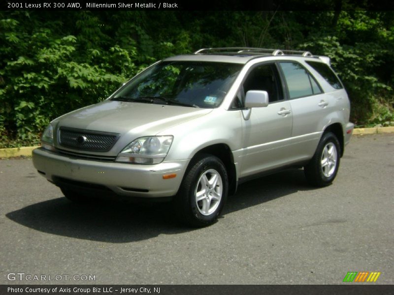 Millennium Silver Metallic / Black 2001 Lexus RX 300 AWD