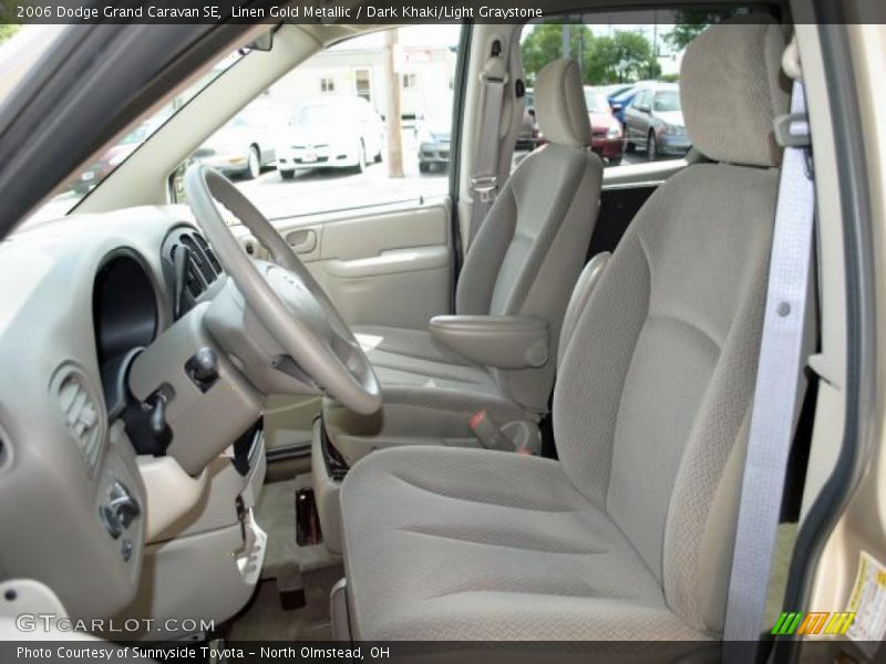 Linen Gold Metallic / Dark Khaki/Light Graystone 2006 Dodge Grand Caravan SE