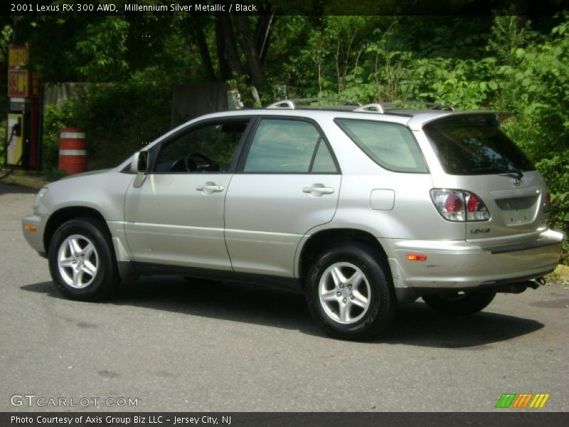Millennium Silver Metallic / Black 2001 Lexus RX 300 AWD