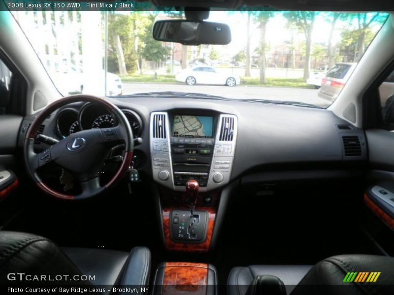Flint Mica / Black 2008 Lexus RX 350 AWD