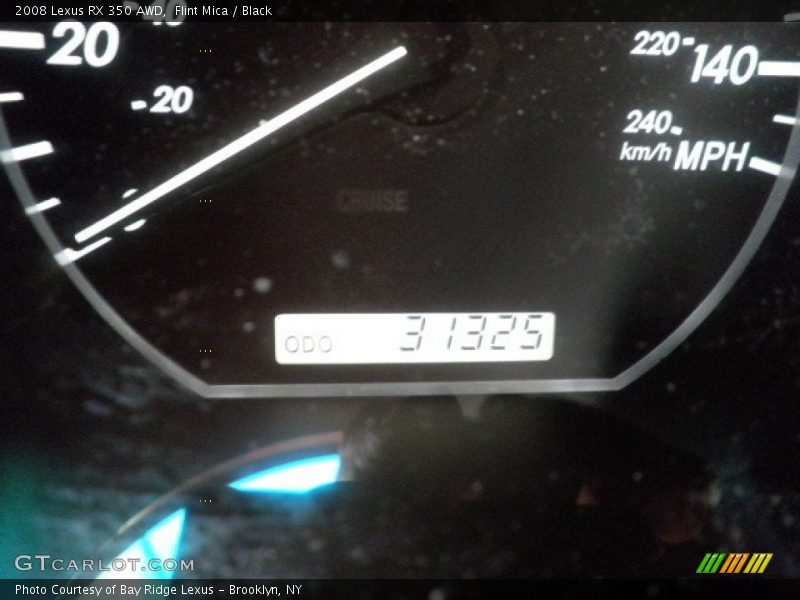 Flint Mica / Black 2008 Lexus RX 350 AWD