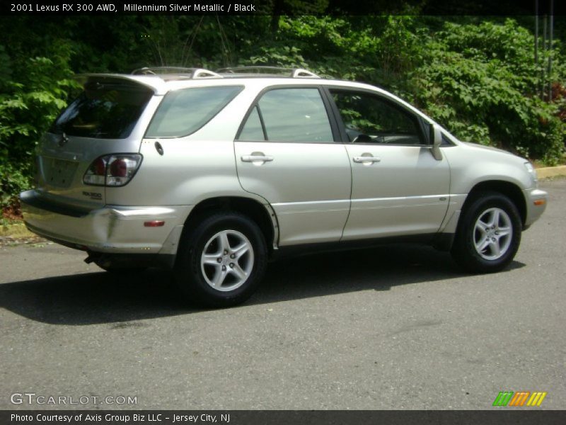 Millennium Silver Metallic / Black 2001 Lexus RX 300 AWD