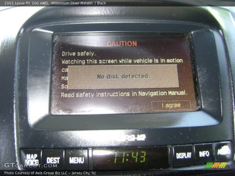 Millennium Silver Metallic / Black 2001 Lexus RX 300 AWD