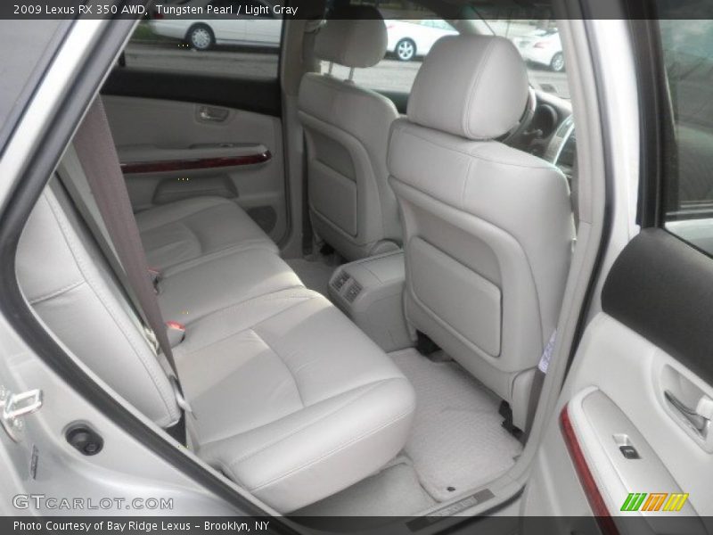 Tungsten Pearl / Light Gray 2009 Lexus RX 350 AWD