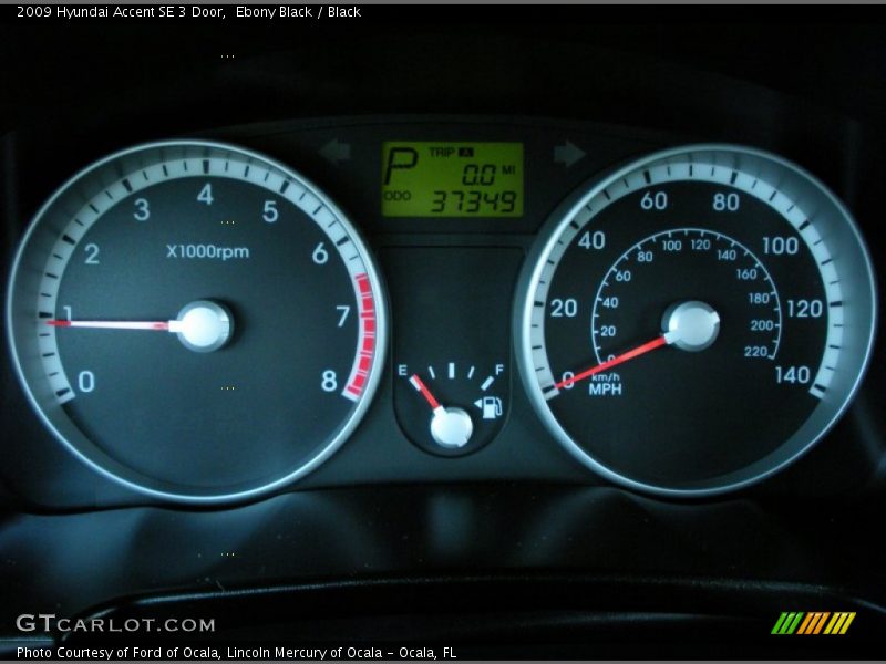  2009 Accent SE 3 Door SE 3 Door Gauges