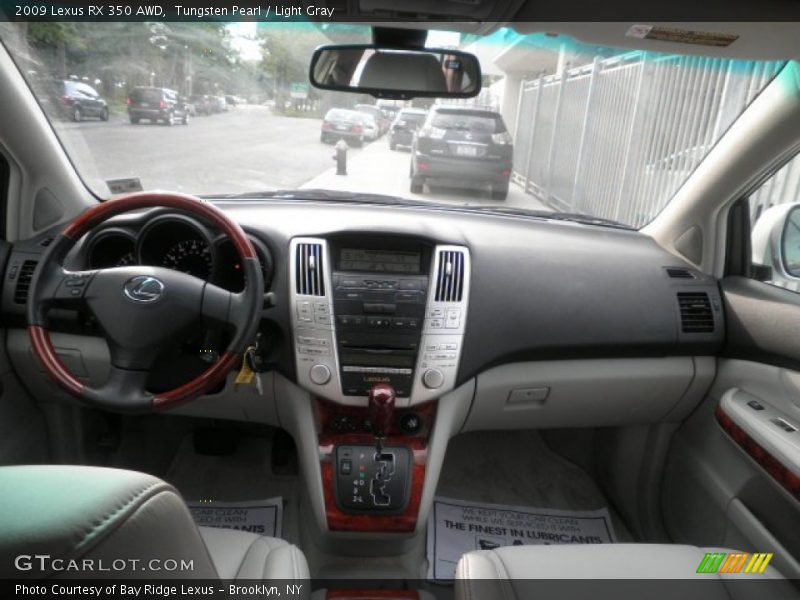 Tungsten Pearl / Light Gray 2009 Lexus RX 350 AWD