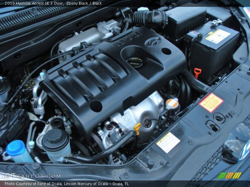  2009 Accent SE 3 Door Engine - 1.6 Liter DOHC-16 Valve CVVT 4 Cylinder