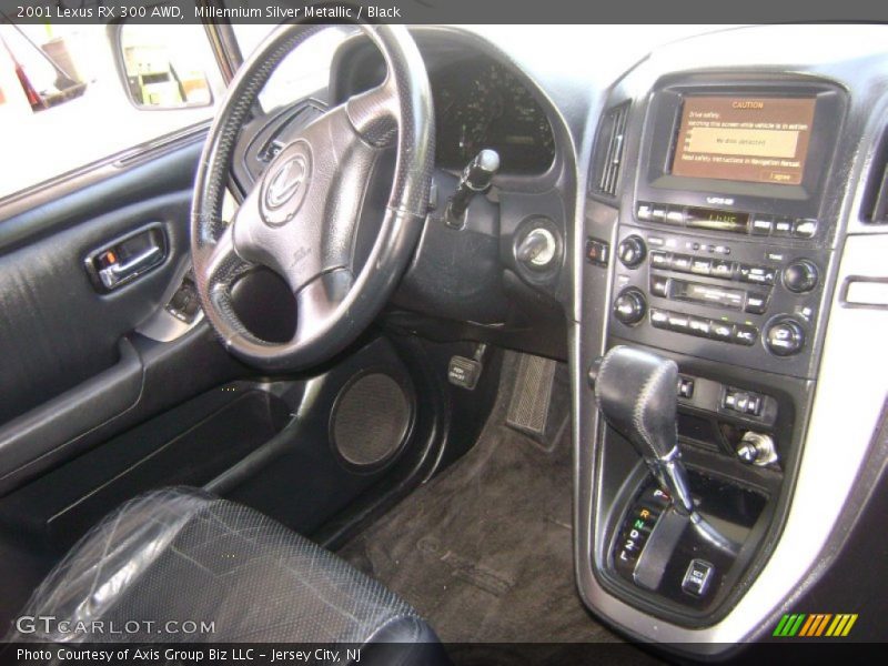 Millennium Silver Metallic / Black 2001 Lexus RX 300 AWD