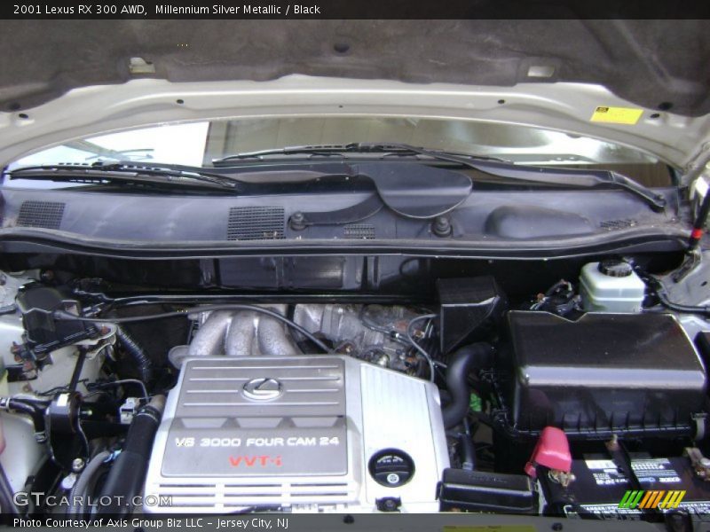 Millennium Silver Metallic / Black 2001 Lexus RX 300 AWD