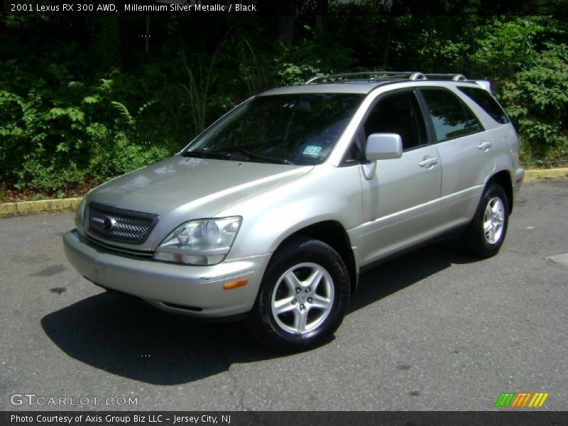 Millennium Silver Metallic / Black 2001 Lexus RX 300 AWD