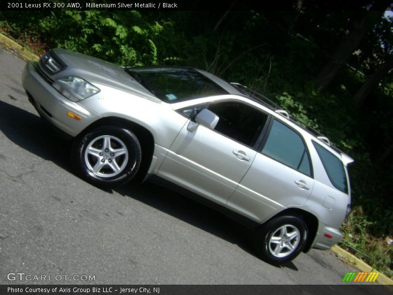 Millennium Silver Metallic / Black 2001 Lexus RX 300 AWD