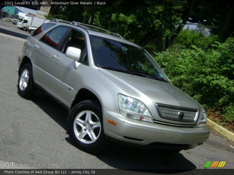 Millennium Silver Metallic / Black 2001 Lexus RX 300 AWD