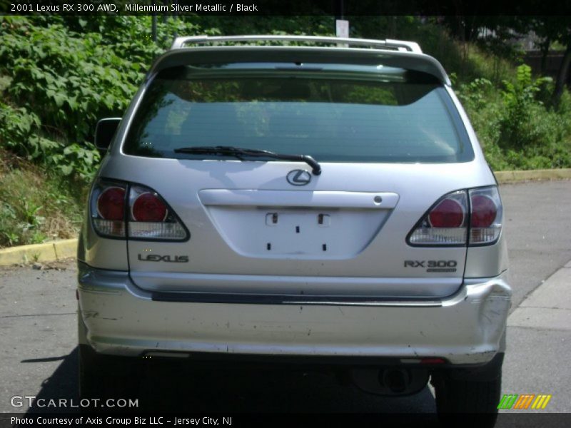 Millennium Silver Metallic / Black 2001 Lexus RX 300 AWD