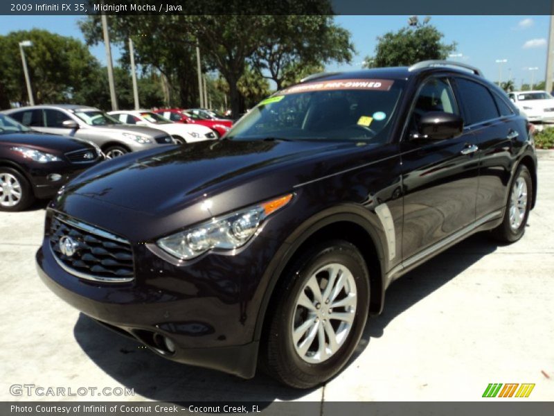 Front 3/4 View of 2009 FX 35