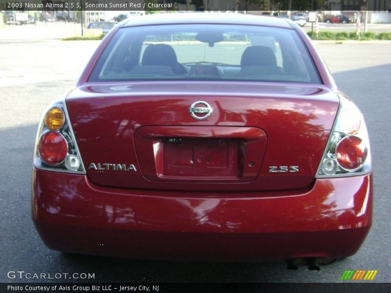 Sonoma Sunset Red / Charcoal 2003 Nissan Altima 2.5 S