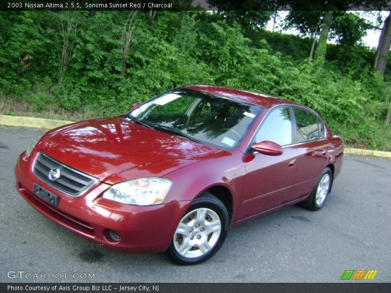 Sonoma Sunset Red / Charcoal 2003 Nissan Altima 2.5 S