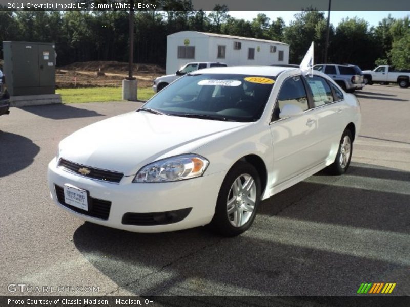 Summit White / Ebony 2011 Chevrolet Impala LT