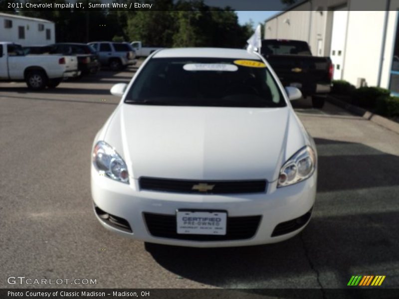 Summit White / Ebony 2011 Chevrolet Impala LT