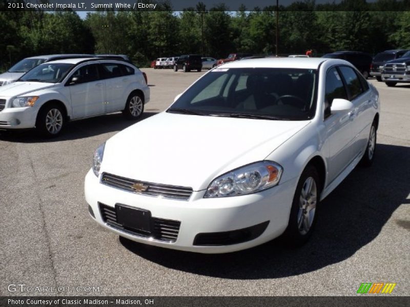 Summit White / Ebony 2011 Chevrolet Impala LT