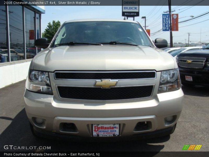 Silver Birch Metallic / Ebony 2008 Chevrolet Avalanche LT 4x4