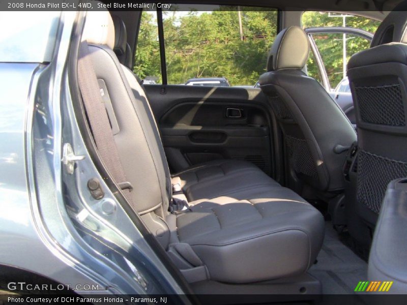 Steel Blue Metallic / Gray 2008 Honda Pilot EX-L 4WD