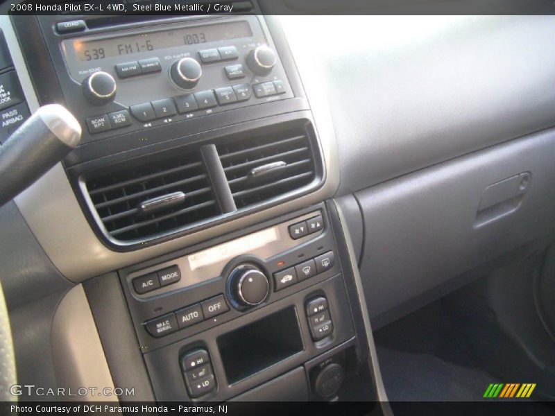 Steel Blue Metallic / Gray 2008 Honda Pilot EX-L 4WD