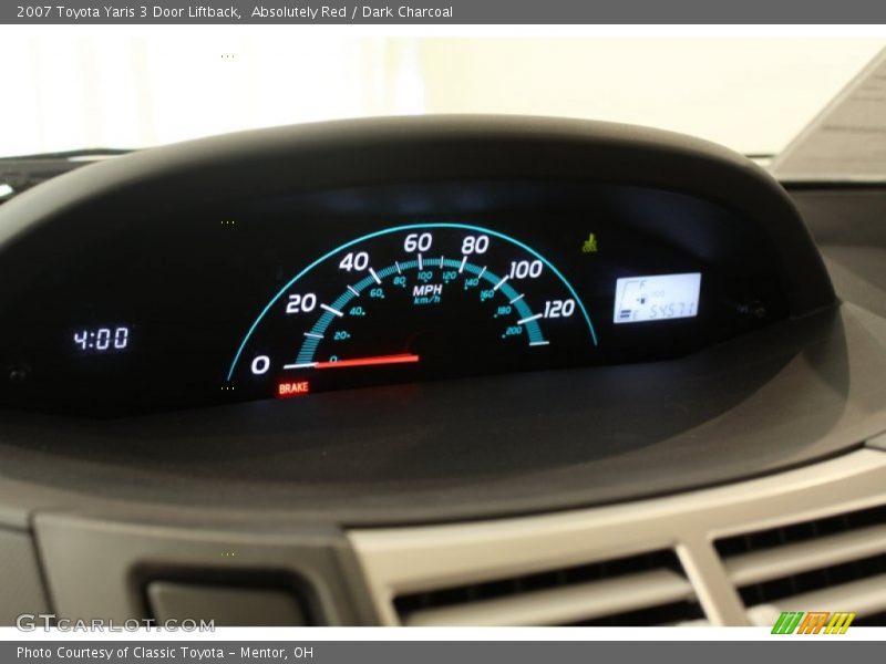 Absolutely Red / Dark Charcoal 2007 Toyota Yaris 3 Door Liftback