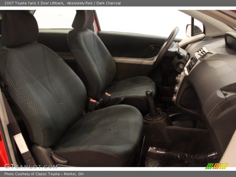 Absolutely Red / Dark Charcoal 2007 Toyota Yaris 3 Door Liftback