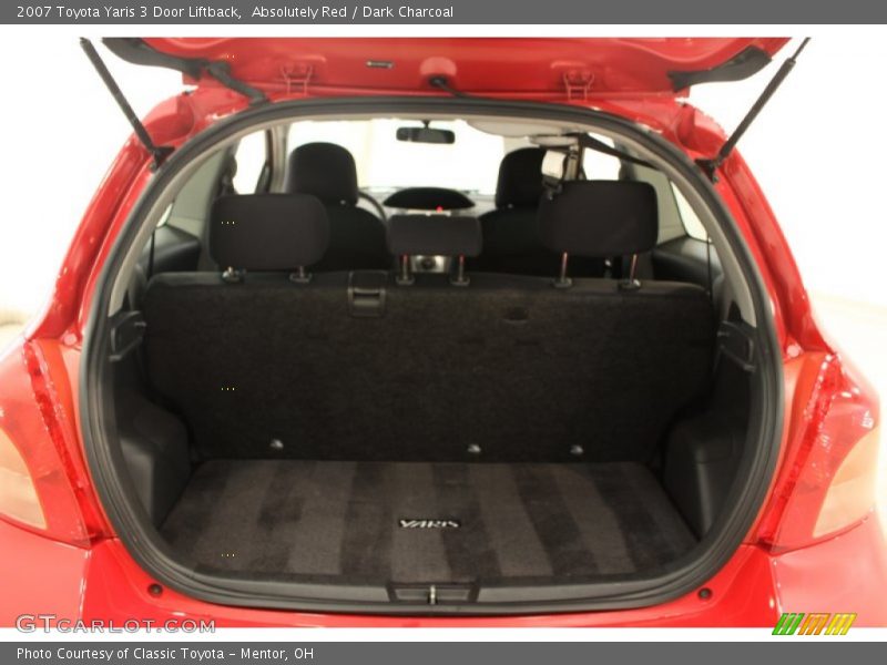 Absolutely Red / Dark Charcoal 2007 Toyota Yaris 3 Door Liftback
