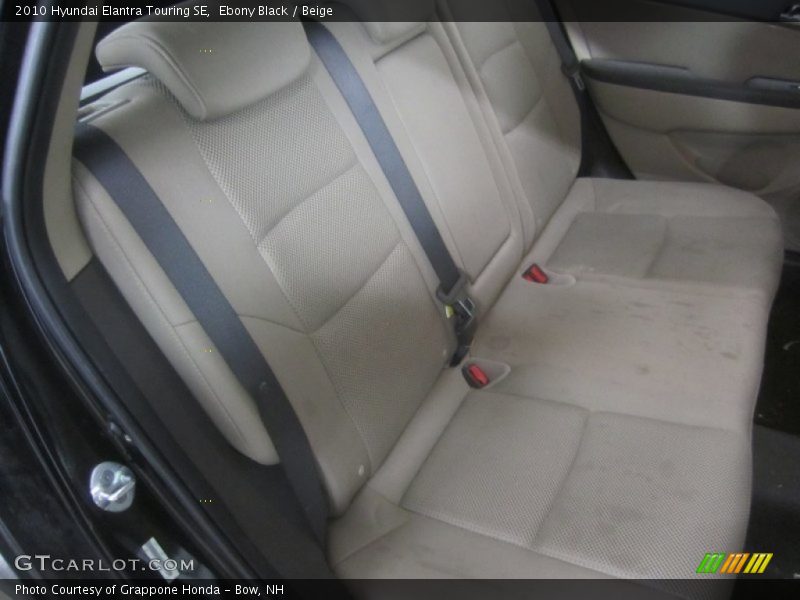Ebony Black / Beige 2010 Hyundai Elantra Touring SE