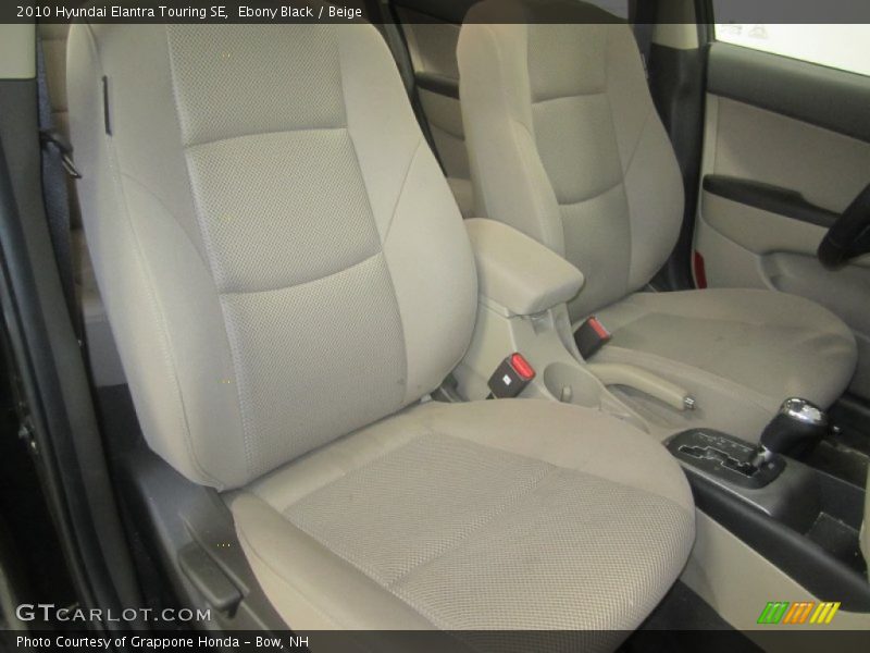 Ebony Black / Beige 2010 Hyundai Elantra Touring SE