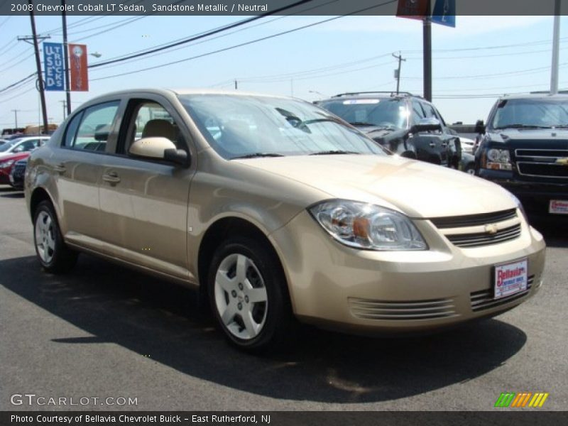 Sandstone Metallic / Neutral 2008 Chevrolet Cobalt LT Sedan