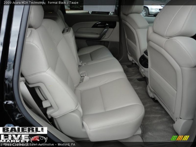 Formal Black / Taupe 2009 Acura MDX Technology