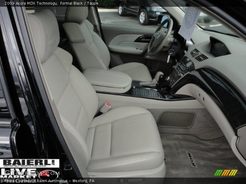 Formal Black / Taupe 2009 Acura MDX Technology