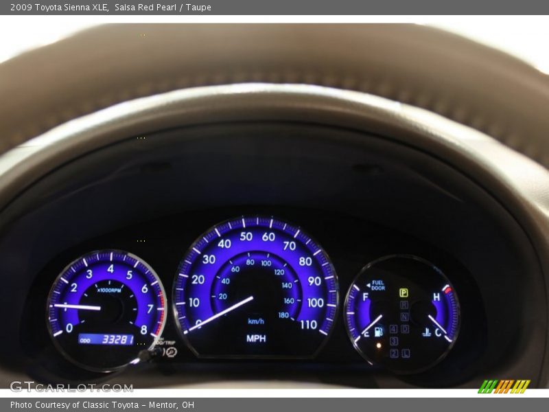  2009 Sienna XLE XLE Gauges