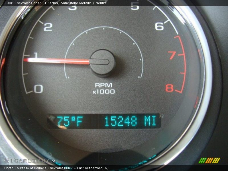 Sandstone Metallic / Neutral 2008 Chevrolet Cobalt LT Sedan