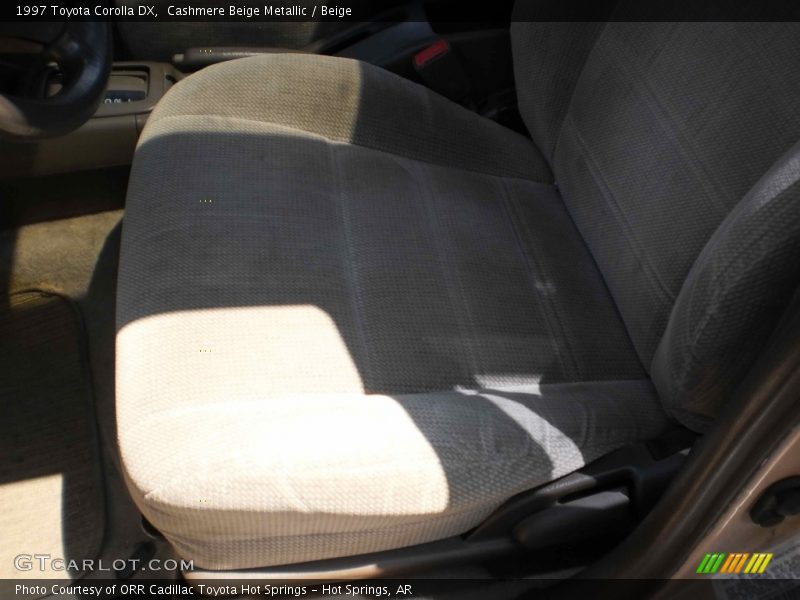 Cashmere Beige Metallic / Beige 1997 Toyota Corolla DX