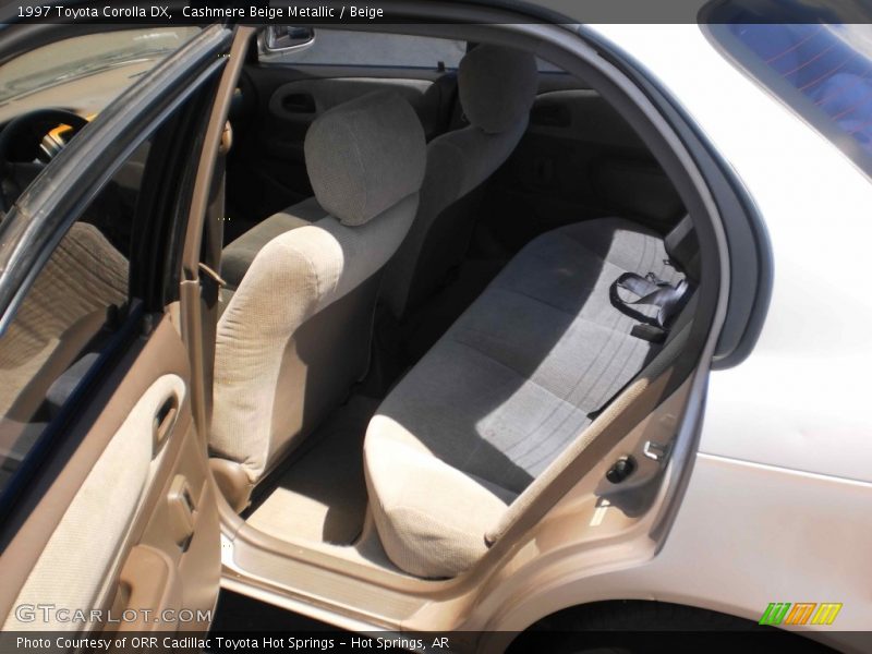 Cashmere Beige Metallic / Beige 1997 Toyota Corolla DX