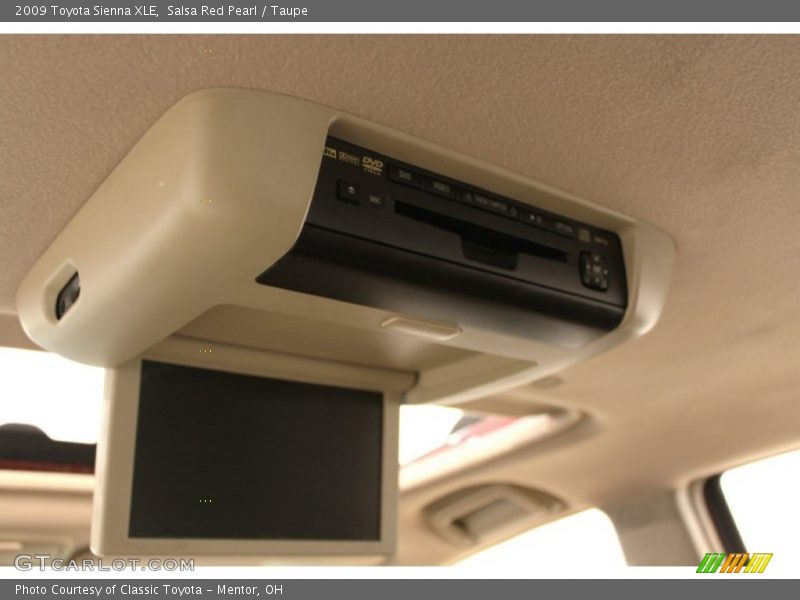 Salsa Red Pearl / Taupe 2009 Toyota Sienna XLE