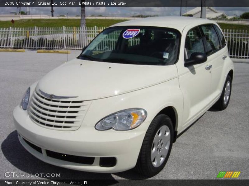 Cool Vanilla White / Pastel Slate Gray 2008 Chrysler PT Cruiser LX